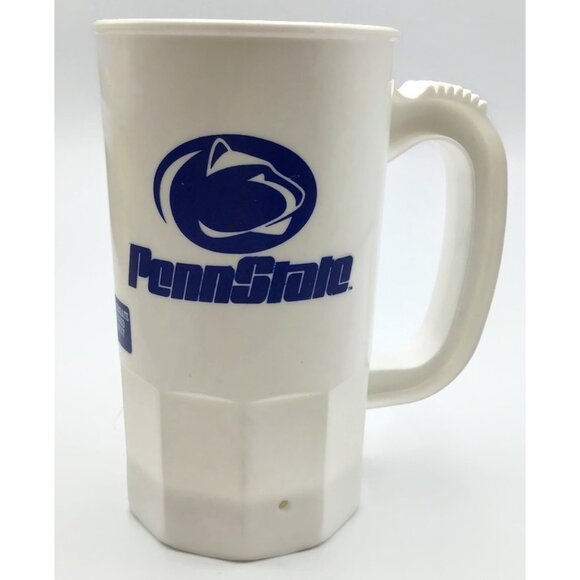 Vintage Penn State Nittany Lions Super Mug Plastic Cup 12 oz. Handle Made in USA - Picture 1 of 8